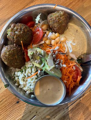 Tigris Bowl - lunch menu  at Green Sage Cafe - Broadway in Asheville