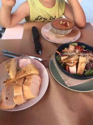 Starters at Cafe Madrigal in Valencia