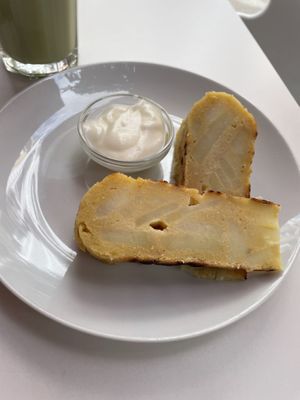 Tortilla de patatas at Cafe Madrigal in Valencia