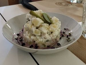 German potato salad at Cafe Madrigal in Valencia
