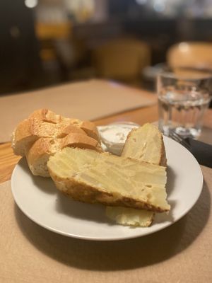 Tortillas   at Cafe Madrigal in Valencia