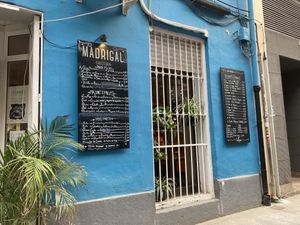 Menus - everything vegan😍  at Cafe Madrigal in Valencia