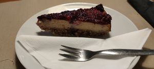 Best cheesecake in Valencia! at Cafe Madrigal in Valencia