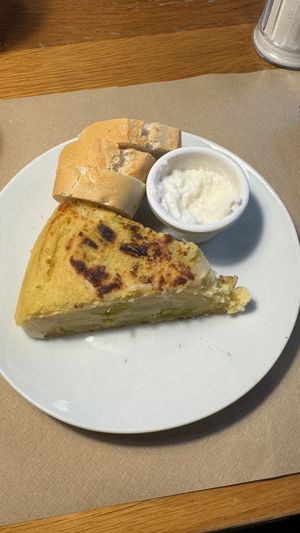 Tortilla española  at Cafe Madrigal in Valencia