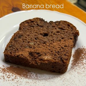 Banana bread at Cafe Madrigal in Valencia