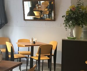 Stylish interior. at Cafe Madrigal in Valencia