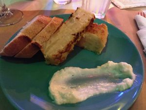 Dinner / Spanish tortilla at Cafe Madrigal in Valencia