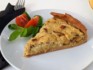 Quiche at Cafe Madrigal in Valencia
