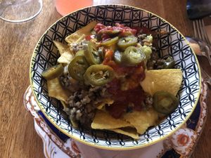 Hagis loaded nachos  at Cafe Kombucha in Elgin
