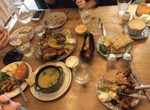 I highly recommend the sharing platter, so much food!  at Cafe Kombucha in Elgin