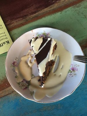 The most amazing chocolate cake!!  at Jorden ar bla som en apelsin in Uppsala