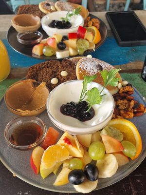 North American style (can be made vegan) at Jorden ar bla som en apelsin in Uppsala