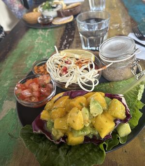 Peruvian breakfast   at Jorden ar bla som en apelsin in Uppsala