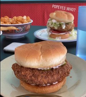 Chik-Fil-Ain’t ~ Delux Chkn Sando- tickles  at Hang Space in Richmond