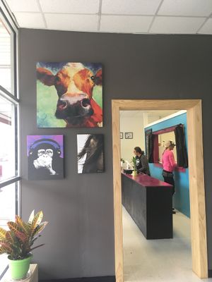 A truly Happy Cow Place   at Hang Space in Richmond