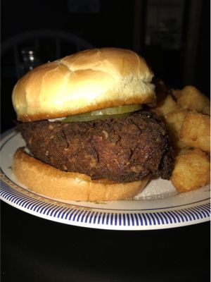 Chic fil ain’t sandwhich. definitely recommend this one. 😍 at Hang Space in Richmond