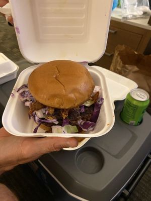 BBQ Burger at Hang Space in Richmond