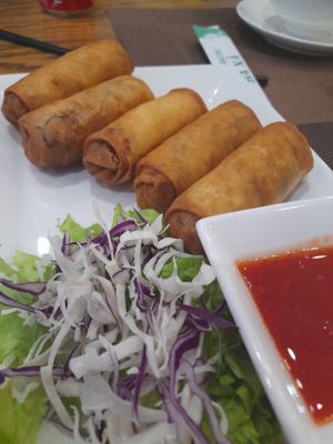 Spring rolls at Ba Xa - Quan 1 in Ho Chi Minh City
