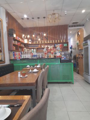 Looking towards the end at Ba Xa - Quan 1 in Ho Chi Minh City