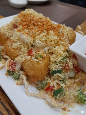 Crispy fried tofu at Ba Xa - Quan 1 in Ho Chi Minh City
