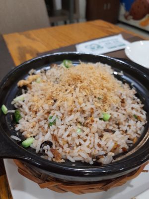 Salty vegan fish fried rice at Ba Xa - Quan 1 in Ho Chi Minh City