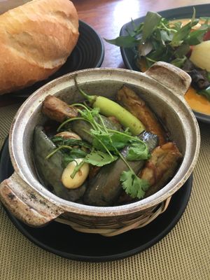 Garlic eggplant  at Ba Xa - Quan 1 in Ho Chi Minh City