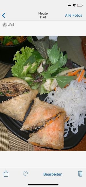 Vegan pork rolls at Ba Xa - Quan 1 in Ho Chi Minh City