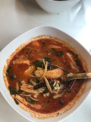 Tom Yum with Seafood (vegan)   at L'Orangerie in Bangkok