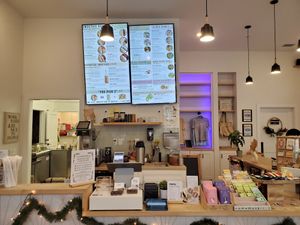 Tilted screens gave me agita at Chakra Bowls in Poughkeepsie