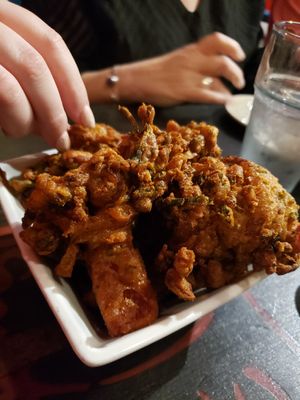 Pakoras at Falafel Shack in Chambersburg