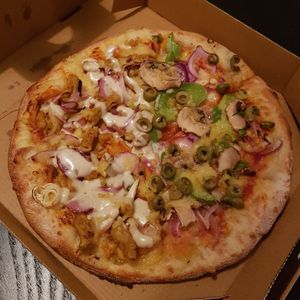 Vegan Shoarma / Vegan Californian Veggie at New York Pizza in Gouda