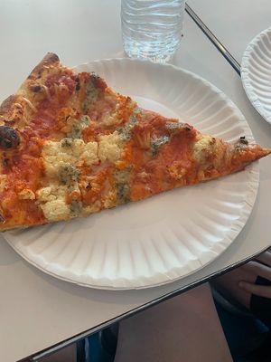 buffalo cauli pizza  at Screamer's Pizzeria - Crown Heights in Brooklyn