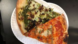 buffalo and kale at Screamer's Pizzeria - Crown Heights in Brooklyn