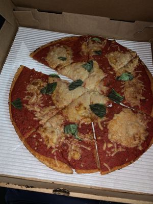 Margherita pizza  at Screamer's Pizzeria - Crown Heights in Brooklyn