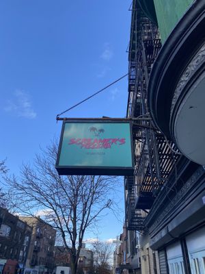 The spot! #Veganuary at Screamer's Pizzeria - Crown Heights in Brooklyn