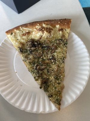 The screamer #Veganuary at Screamer's Pizzeria - Crown Heights in Brooklyn