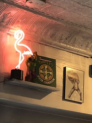 Turtles pizza cookbook   at Screamer's Pizzeria - Crown Heights in Brooklyn