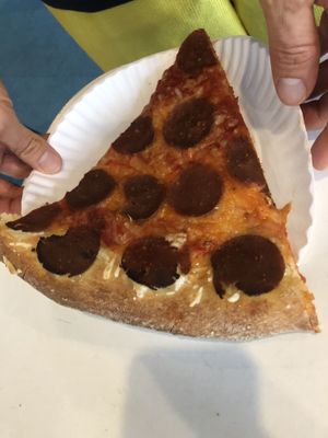 Vegan pepperoni   at Screamer's Pizzeria - Crown Heights in Brooklyn