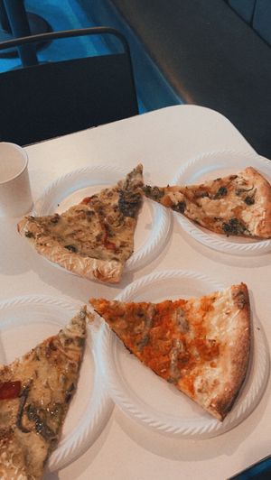2 Artichoke + Old Style + Buffalo Cauliflower  at Screamer's Pizzeria - Crown Heights in Brooklyn