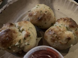 garlic knots  at Screamer's Pizzeria - Crown Heights in Brooklyn