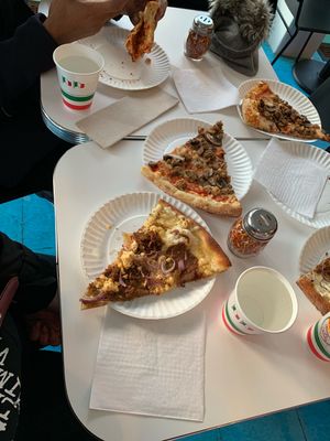 Piiiizzzaaaaa at Screamer's Pizzeria - Crown Heights in Brooklyn