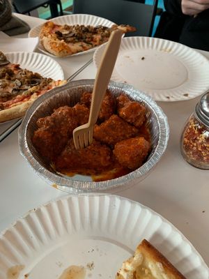 Seitan wings at Screamer's Pizzeria - Crown Heights in Brooklyn