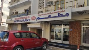 Outside at Oman Express in Muscat