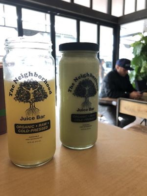 Amazing juices, smoothies and bowls. Mostly all vegan options  at The Neighborhood in Paso Robles