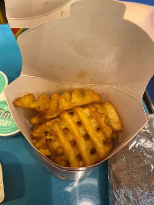 Baked fries at LEON - Hammersmith in West London