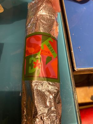 Pink Peppercorn Ste*k Wrap at LEON - Hammersmith in West London