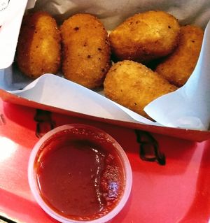Jackfruit 'wings' (more like nuggets) at LEON - Hammersmith in West London