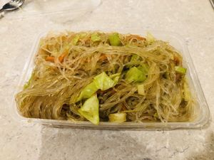 Fried Bean Noodles with Chef’s Special Sauce at Bodhi Garden in Orange