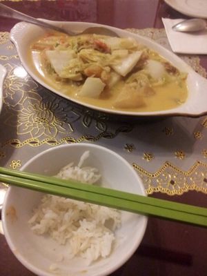 Curry vegetables at Bodhi Garden in Orange