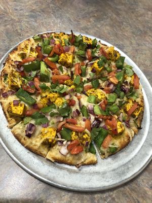 Tofu tikka  at Bossman's Pizza in San Jose